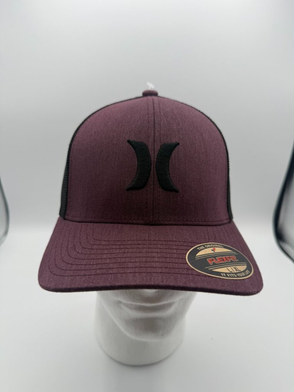 Hurley Icon Textures FF Hat L/XL FlexFit Mesh Back HIHM0004L-636 NWT